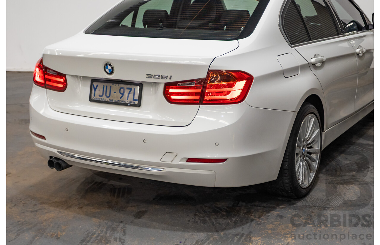 05/2012 BMW 328i Luxury Line F30 4D Sedan White 2.0L