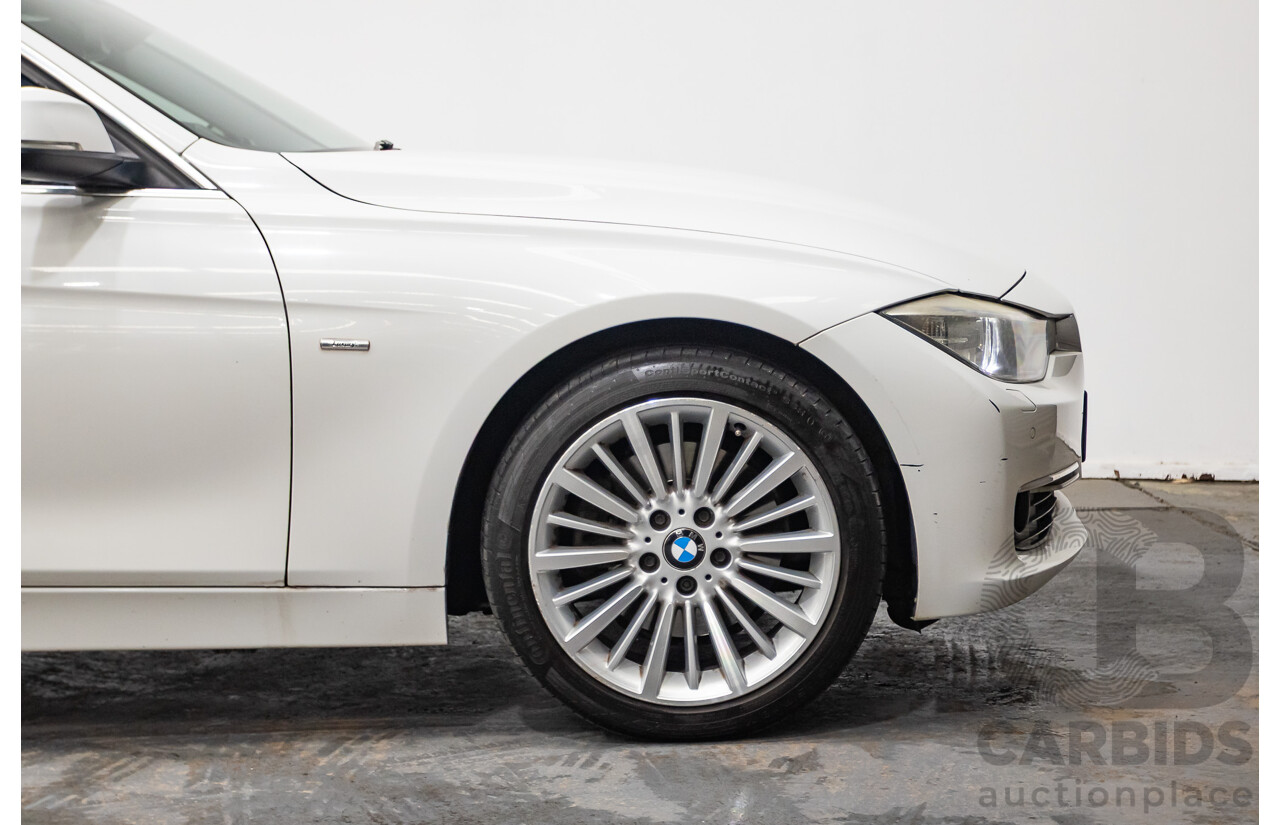 05/2012 BMW 328i Luxury Line F30 4D Sedan White 2.0L