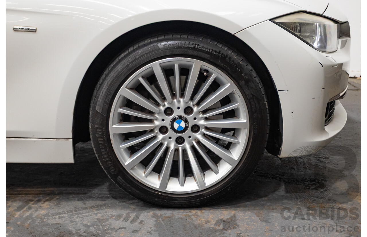 05/2012 BMW 328i Luxury Line F30 4D Sedan White 2.0L
