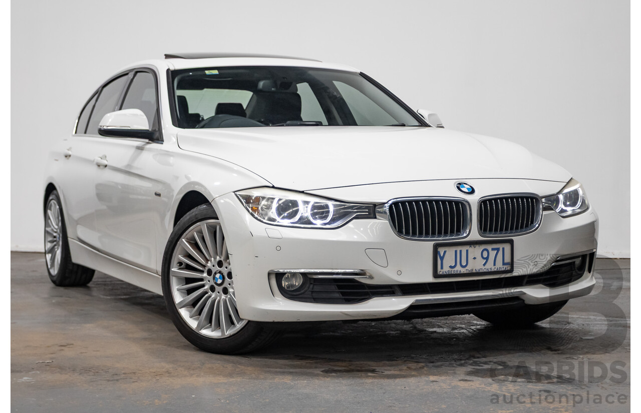 05/2012 BMW 328i Luxury Line F30 4D Sedan White 2.0L