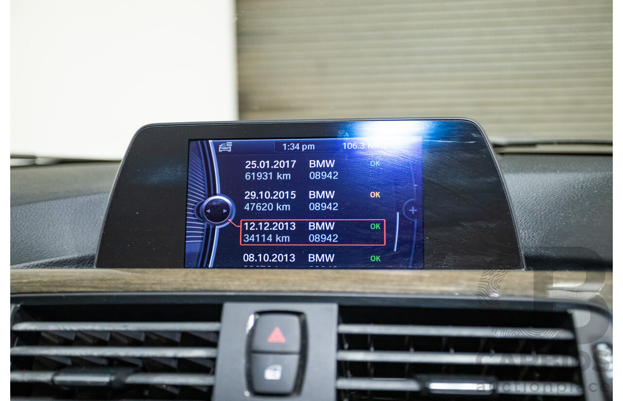 05/2012 BMW 328i Luxury Line F30 4D Sedan White 2.0L