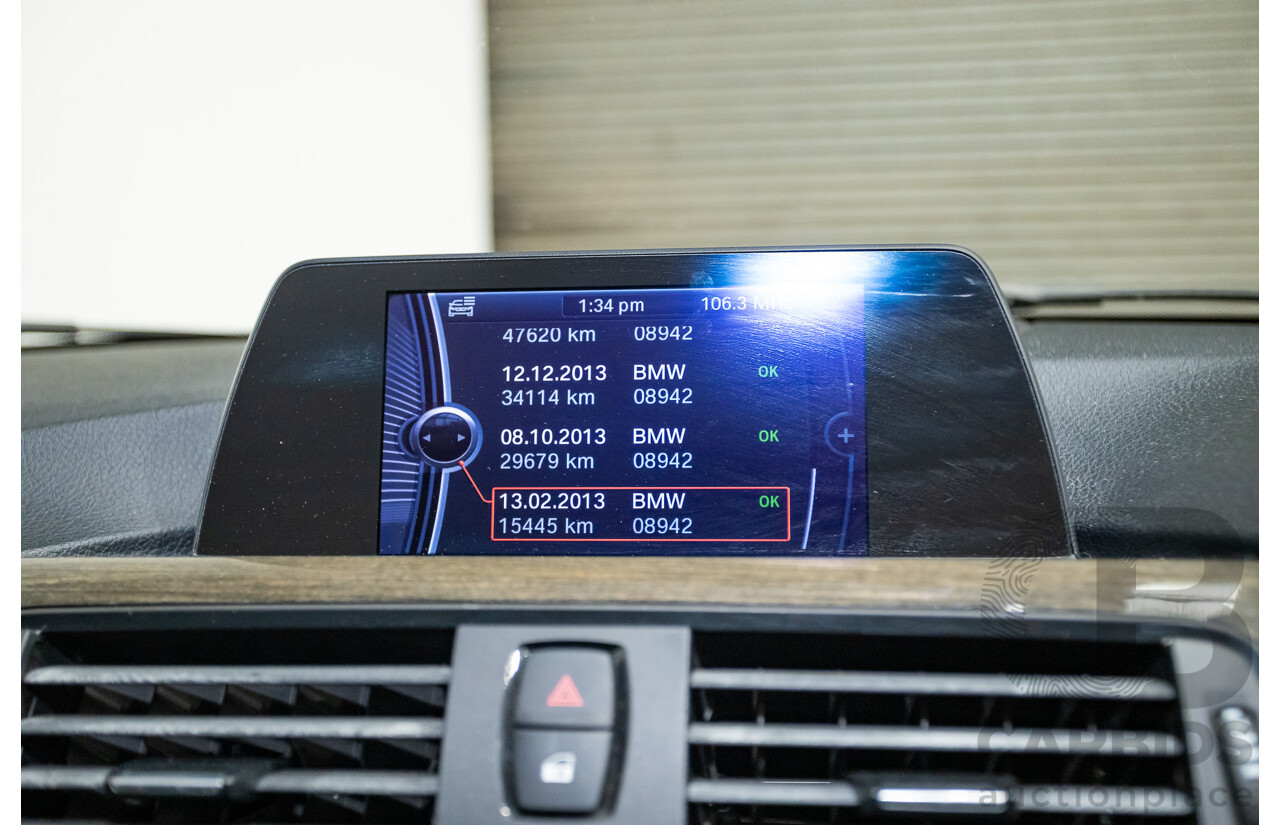 05/2012 BMW 328i Luxury Line F30 4D Sedan White 2.0L