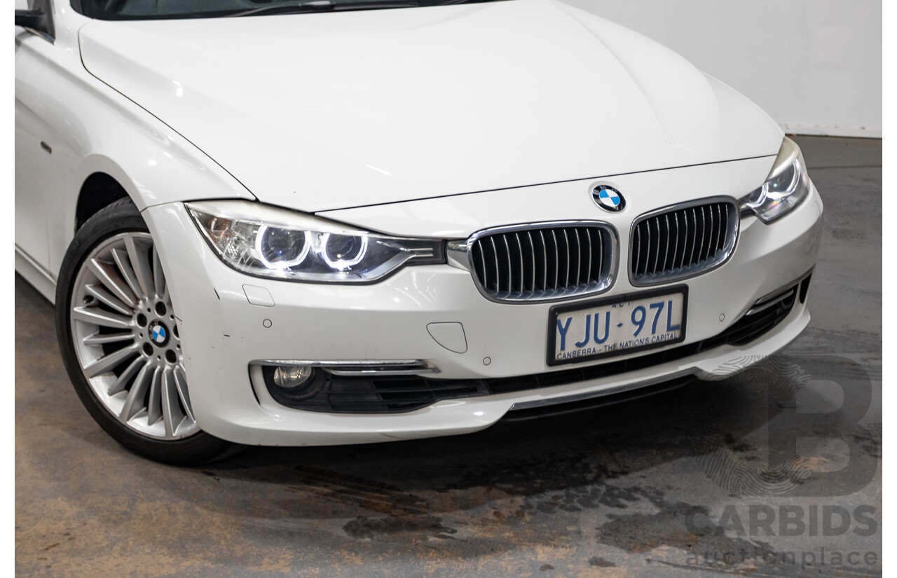 05/2012 BMW 328i Luxury Line F30 4D Sedan White 2.0L