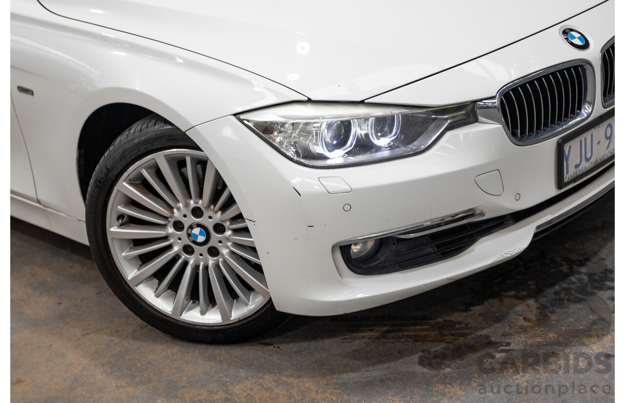 05/2012 BMW 328i Luxury Line F30 4D Sedan White 2.0L