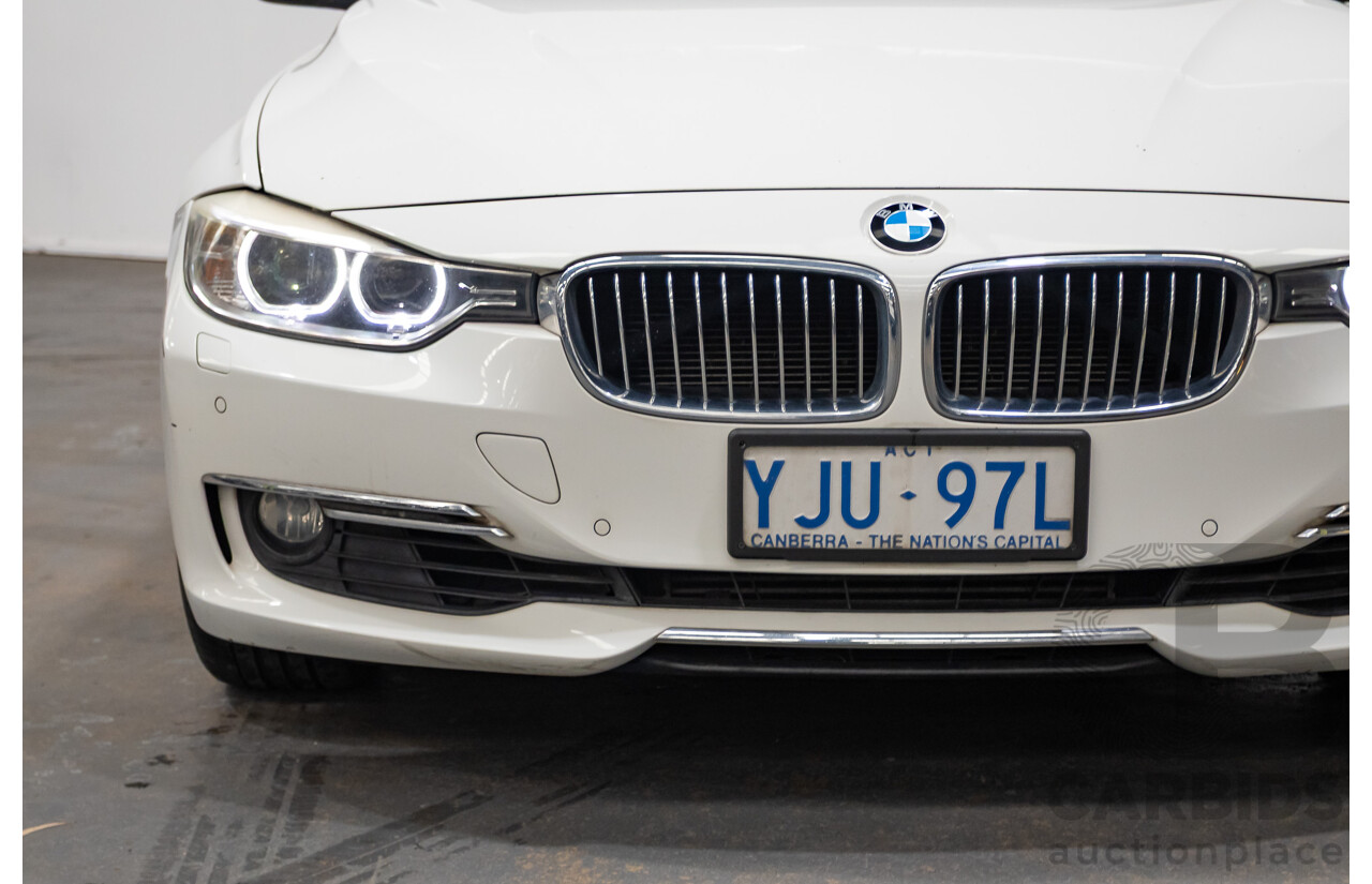05/2012 BMW 328i Luxury Line F30 4D Sedan White 2.0L