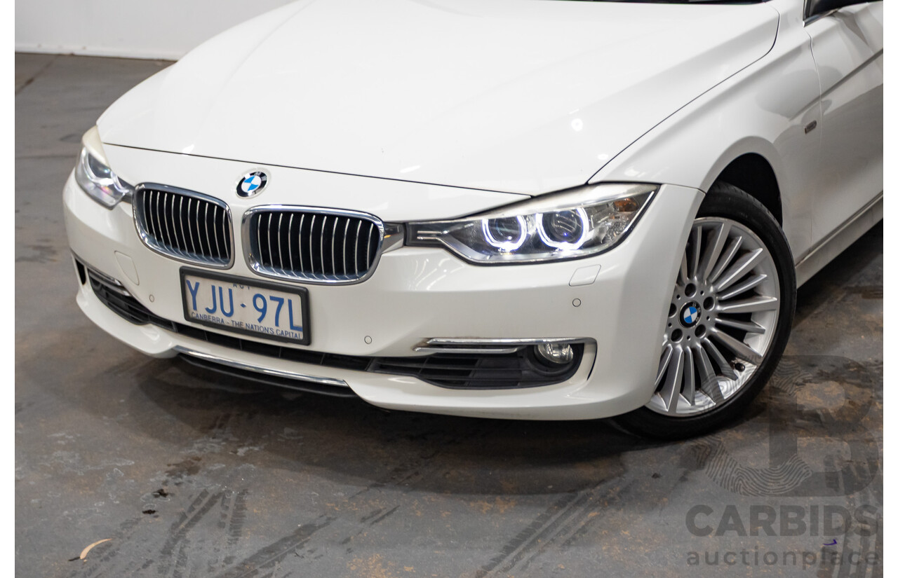 05/2012 BMW 328i Luxury Line F30 4D Sedan White 2.0L