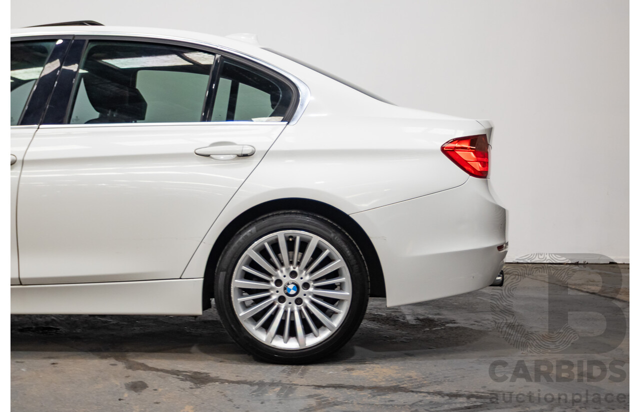 05/2012 BMW 328i Luxury Line F30 4D Sedan White 2.0L