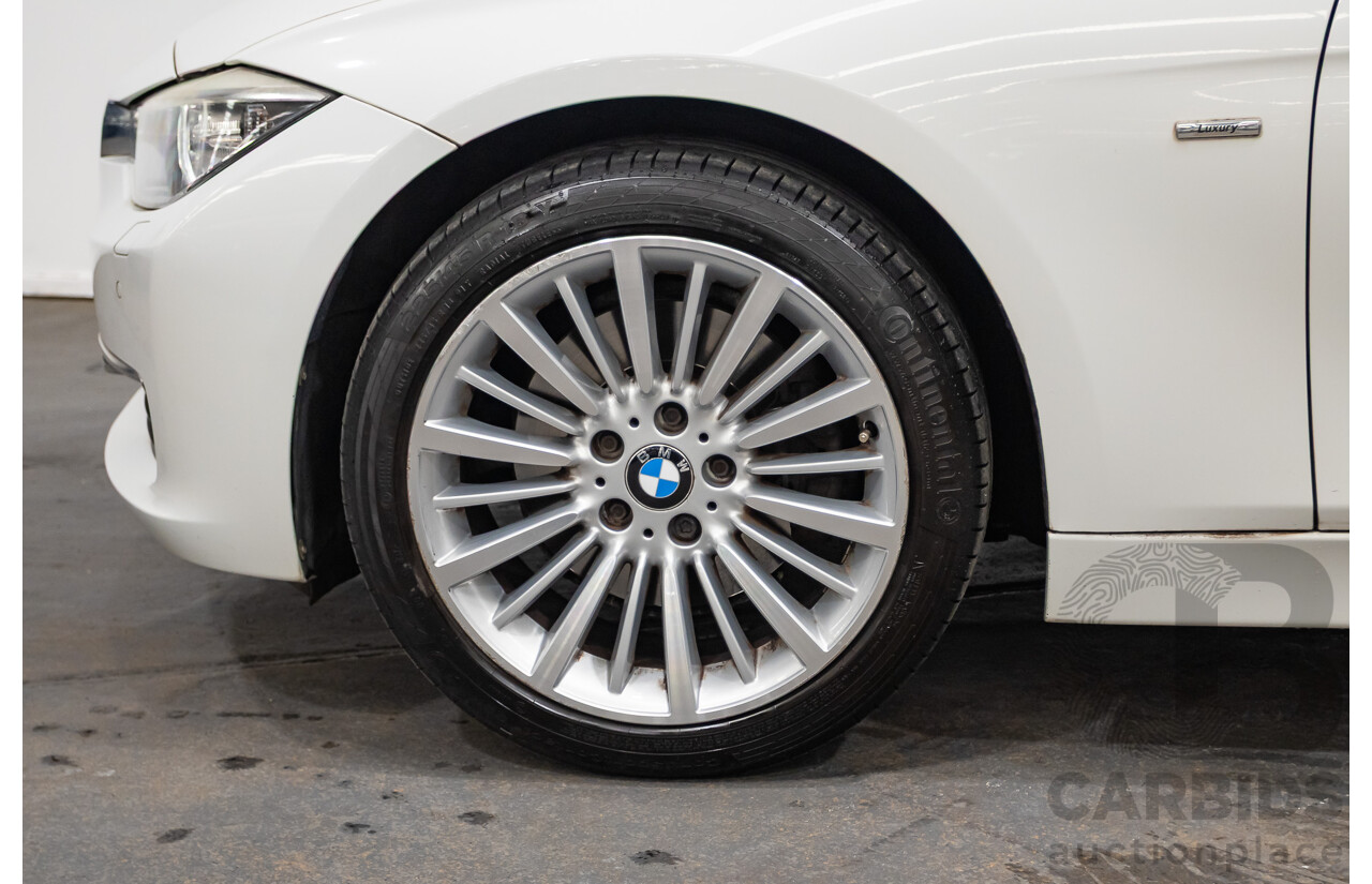 05/2012 BMW 328i Luxury Line F30 4D Sedan White 2.0L