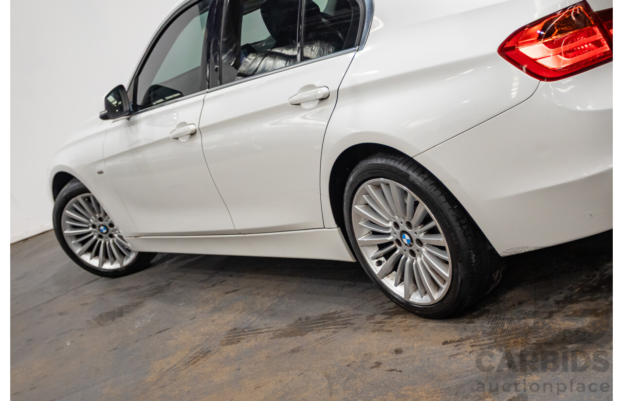 05/2012 BMW 328i Luxury Line F30 4D Sedan White 2.0L