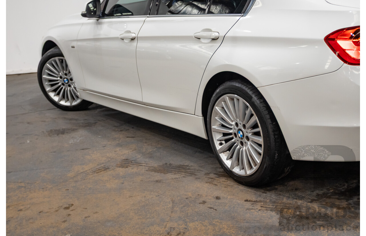 05/2012 BMW 328i Luxury Line F30 4D Sedan White 2.0L