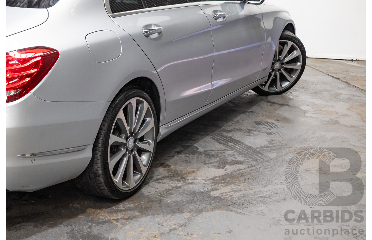 01/2015 Mercedes-Benz C250 205 4D Sedan Iridium Silver Metallic Turbo 2.0L