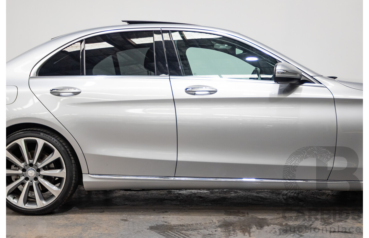 01/2015 Mercedes-Benz C250 205 4D Sedan Iridium Silver Metallic Turbo 2.0L