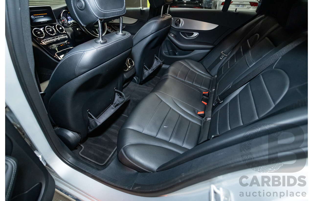 01/2015 Mercedes-Benz C250 205 4D Sedan Iridium Silver Metallic Turbo 2.0L