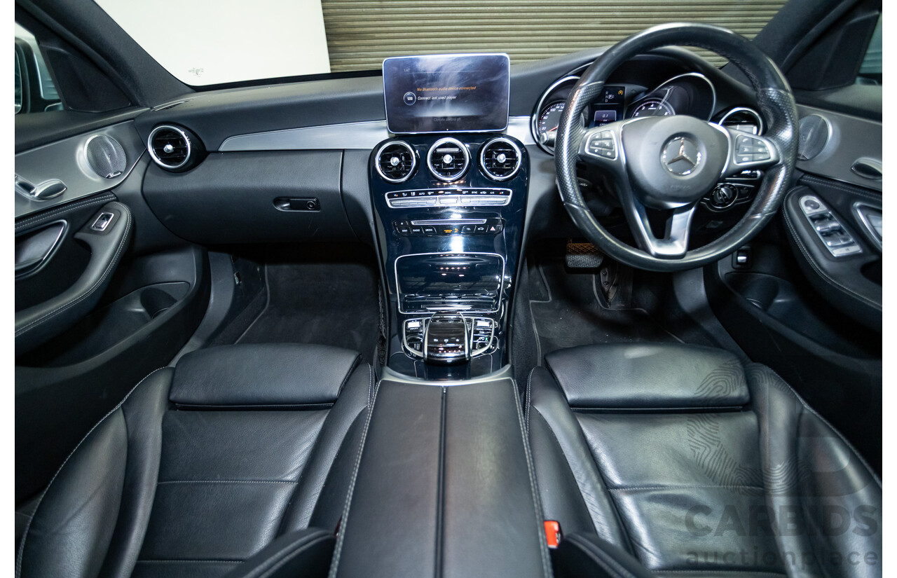 01/2015 Mercedes-Benz C250 205 4D Sedan Iridium Silver Metallic Turbo 2.0L