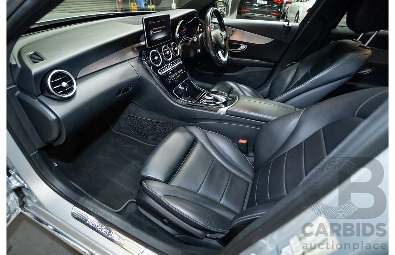 01/2015 Mercedes-Benz C250 205 4D Sedan Iridium Silver Metallic Turbo 2.0L