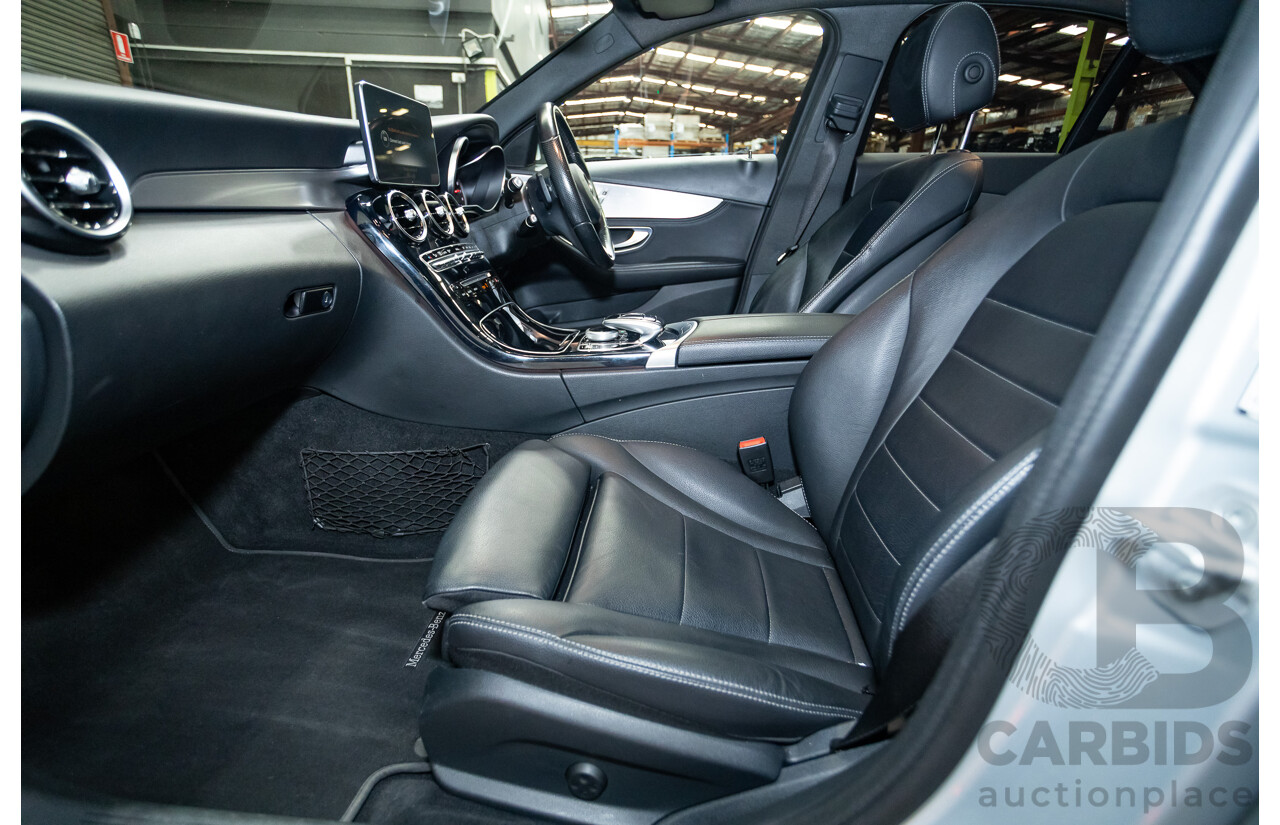 01/2015 Mercedes-Benz C250 205 4D Sedan Iridium Silver Metallic Turbo 2.0L