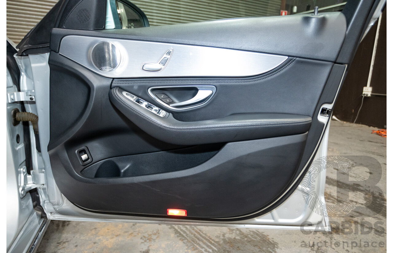 01/2015 Mercedes-Benz C250 205 4D Sedan Iridium Silver Metallic Turbo 2.0L