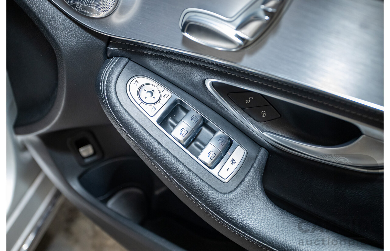 01/2015 Mercedes-Benz C250 205 4D Sedan Iridium Silver Metallic Turbo 2.0L