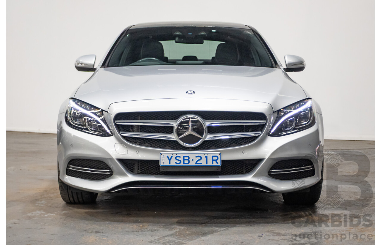 01/2015 Mercedes-Benz C250 205 4D Sedan Iridium Silver Metallic Turbo 2.0L