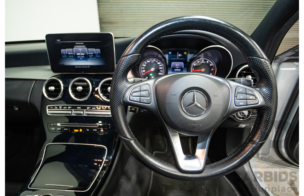 01/2015 Mercedes-Benz C250 205 4D Sedan Iridium Silver Metallic Turbo 2.0L