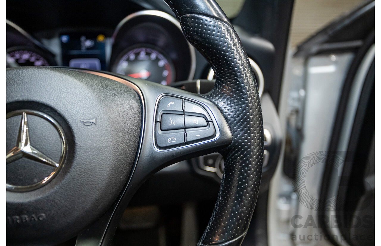 01/2015 Mercedes-Benz C250 205 4D Sedan Iridium Silver Metallic Turbo 2.0L