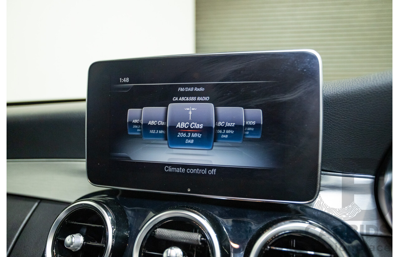 01/2015 Mercedes-Benz C250 205 4D Sedan Iridium Silver Metallic Turbo 2.0L