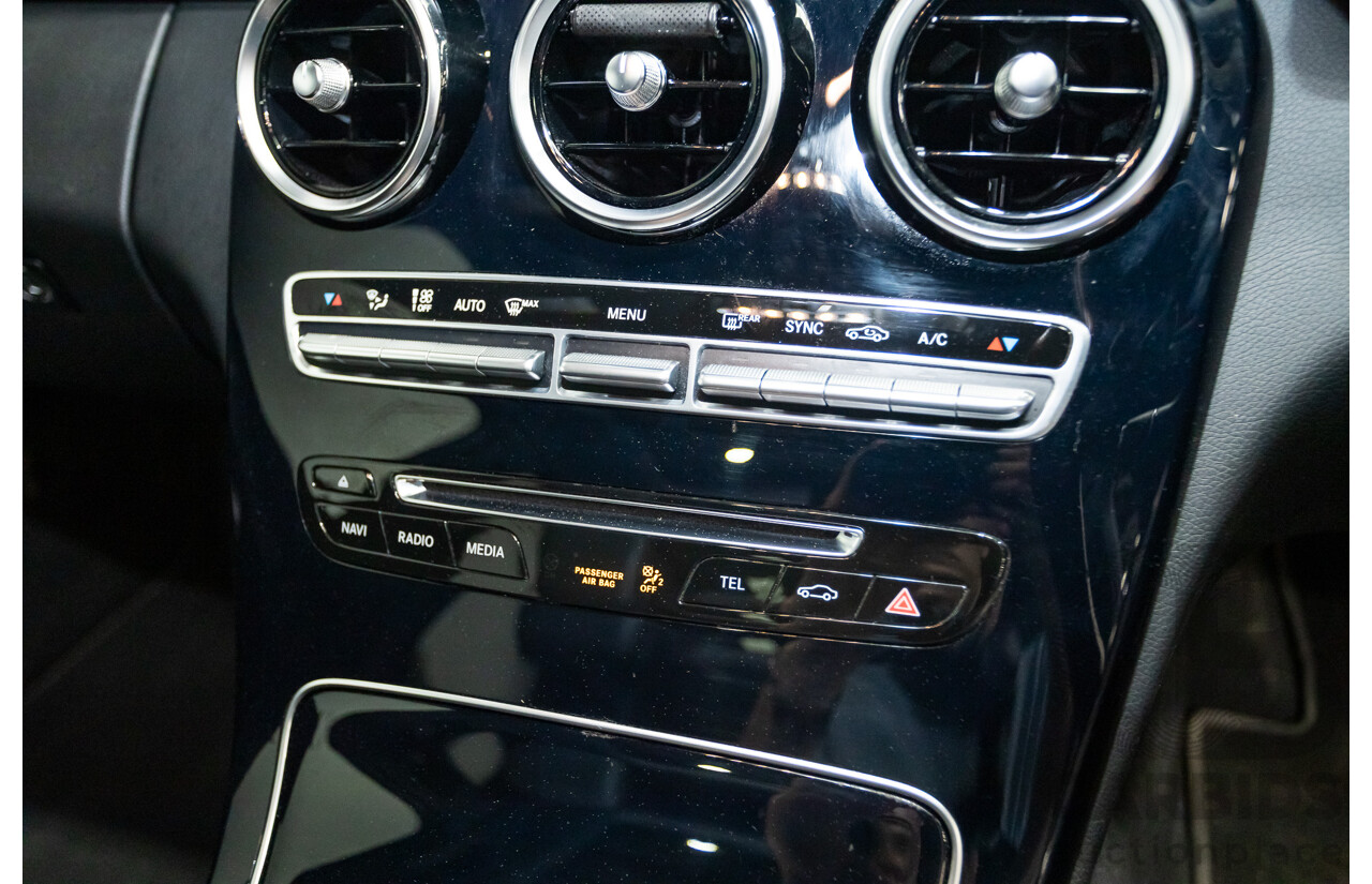 01/2015 Mercedes-Benz C250 205 4D Sedan Iridium Silver Metallic Turbo 2.0L