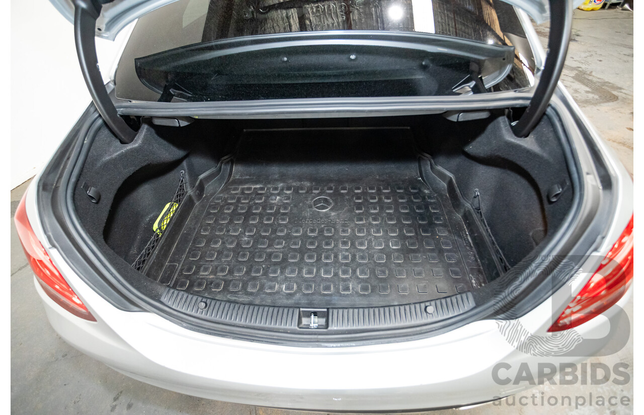 01/2015 Mercedes-Benz C250 205 4D Sedan Iridium Silver Metallic Turbo 2.0L