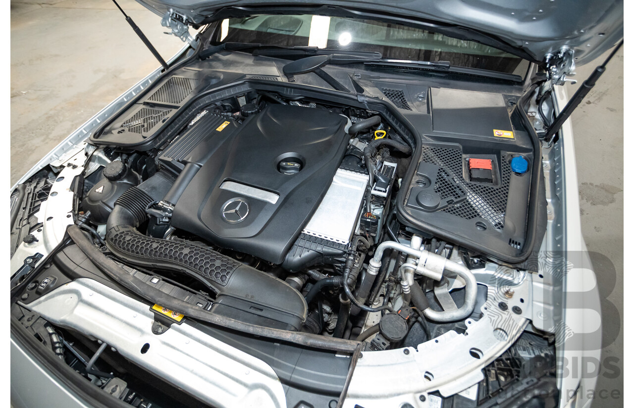 01/2015 Mercedes-Benz C250 205 4D Sedan Iridium Silver Metallic Turbo 2.0L