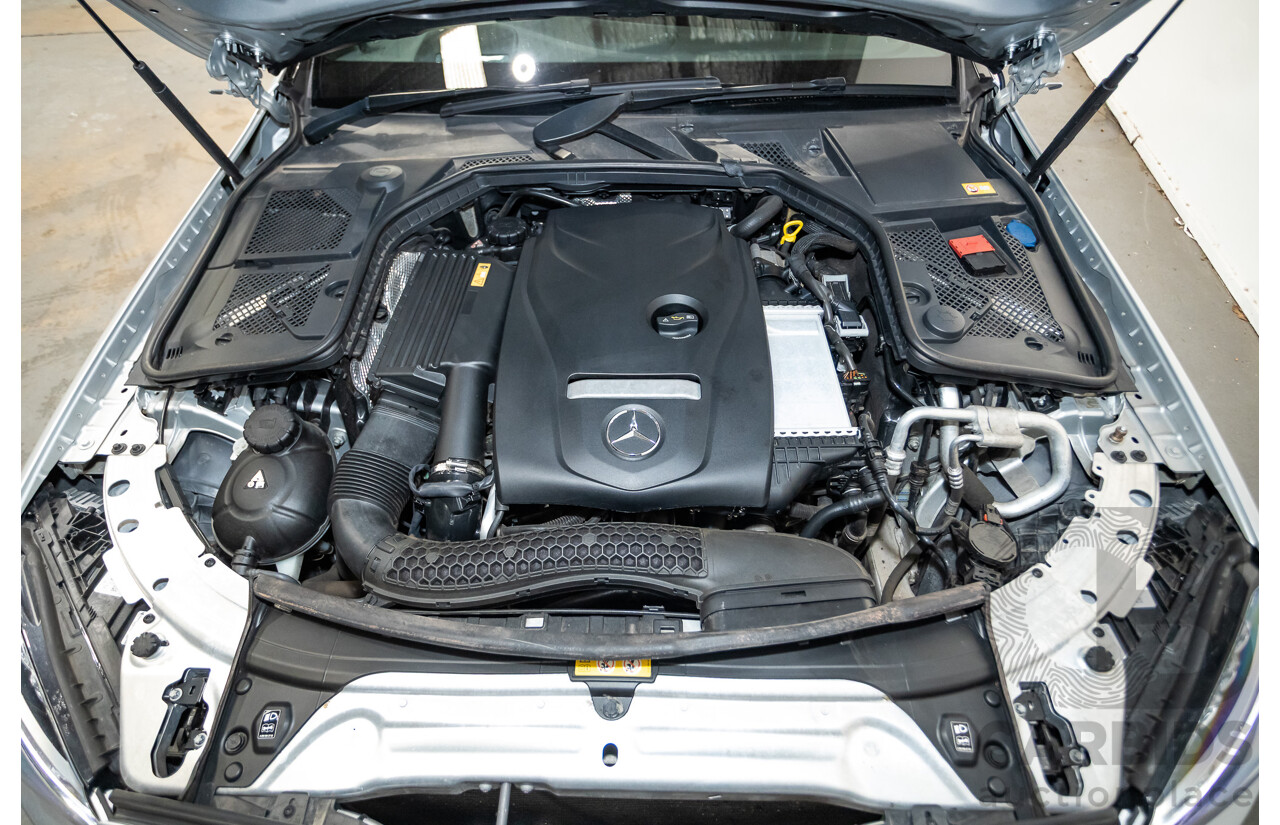 01/2015 Mercedes-Benz C250 205 4D Sedan Iridium Silver Metallic Turbo 2.0L