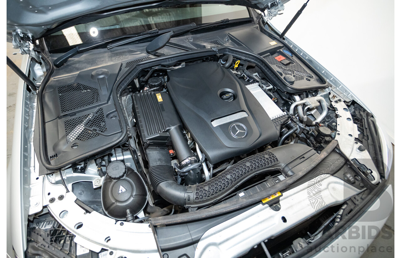 01/2015 Mercedes-Benz C250 205 4D Sedan Iridium Silver Metallic Turbo 2.0L