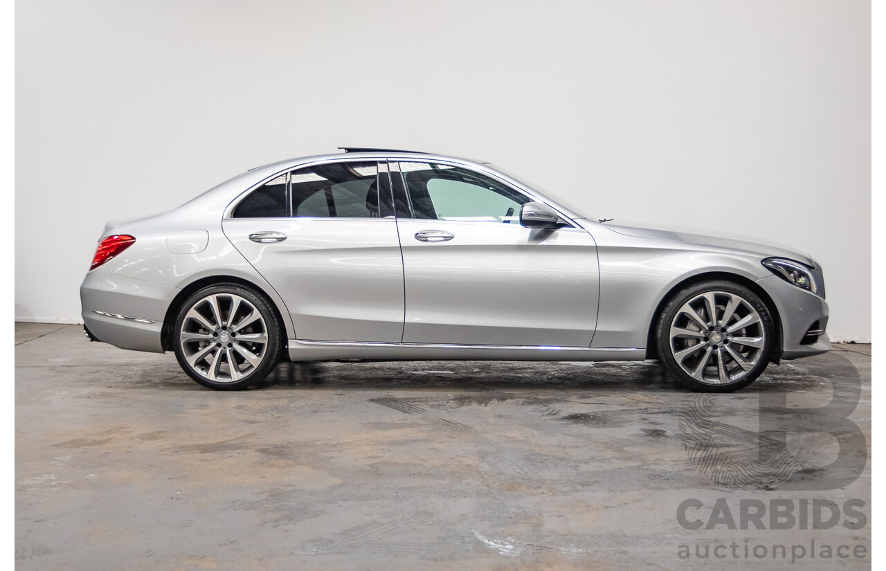 01/2015 Mercedes-Benz C250 205 4D Sedan Iridium Silver Metallic Turbo 2.0L