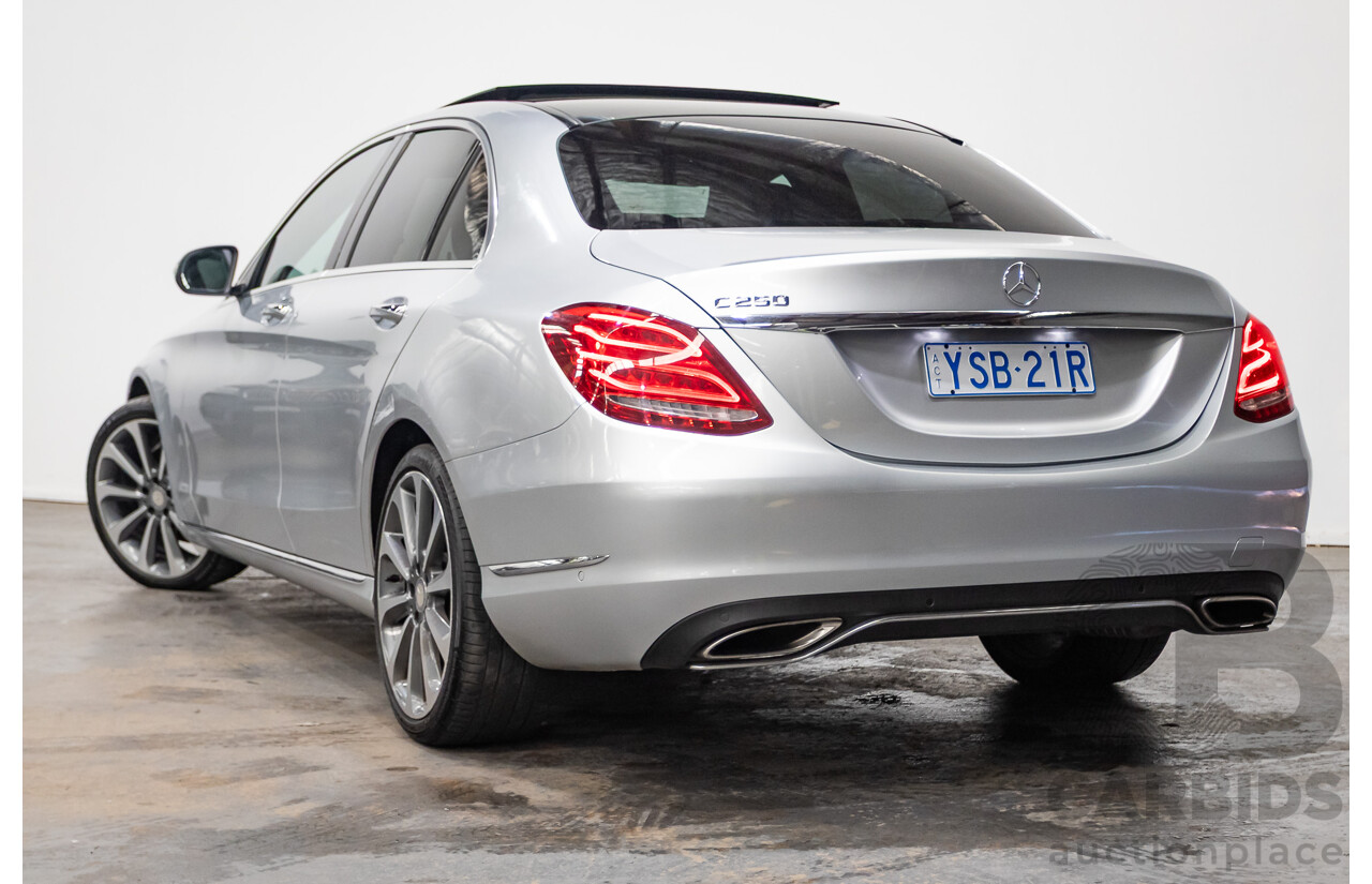 01/2015 Mercedes-Benz C250 205 4D Sedan Iridium Silver Metallic Turbo 2.0L