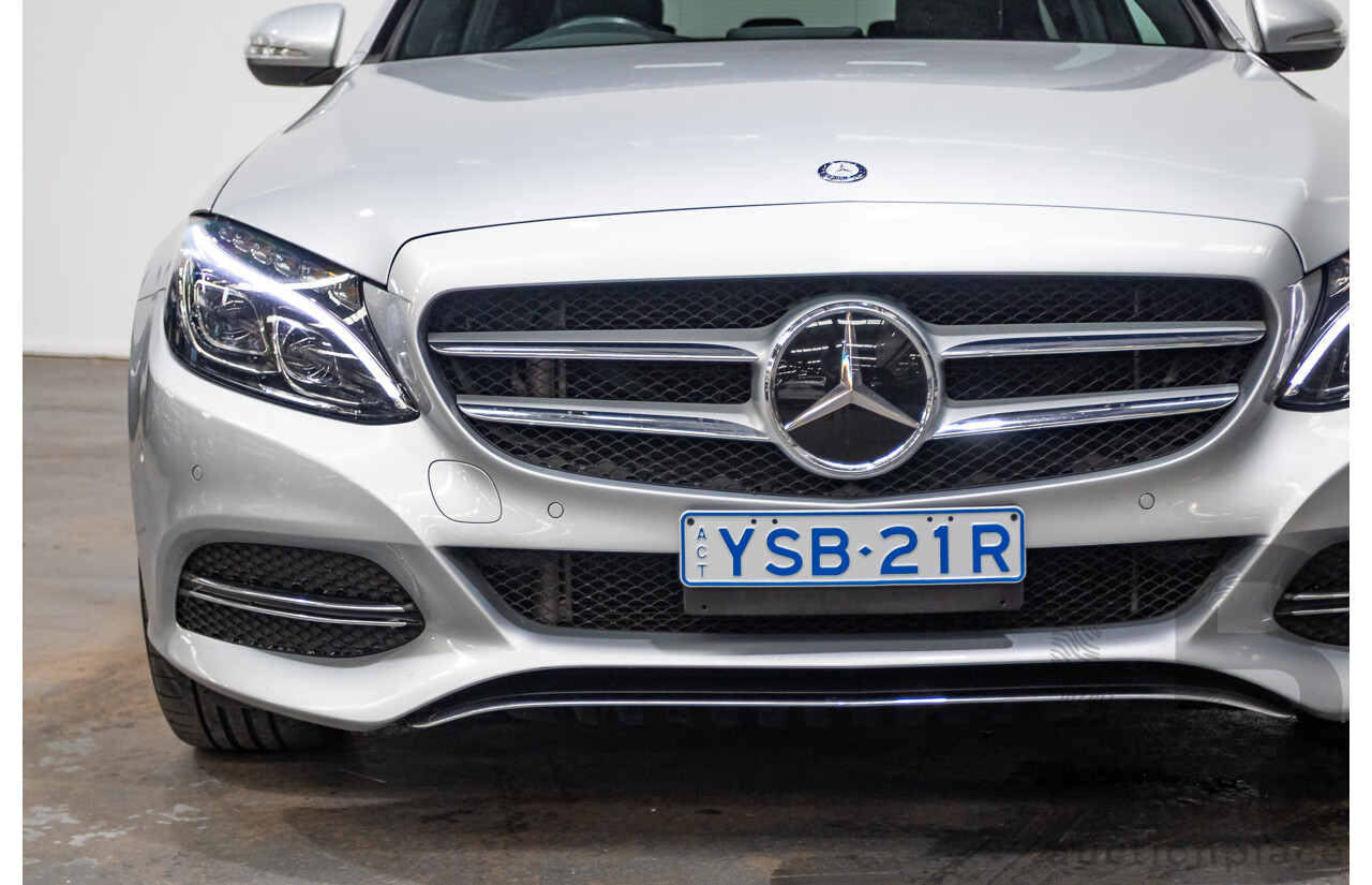 01/2015 Mercedes-Benz C250 205 4D Sedan Iridium Silver Metallic Turbo 2.0L