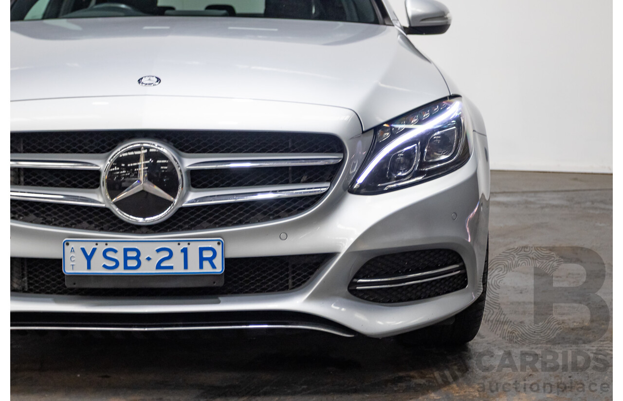 01/2015 Mercedes-Benz C250 205 4D Sedan Iridium Silver Metallic Turbo 2.0L