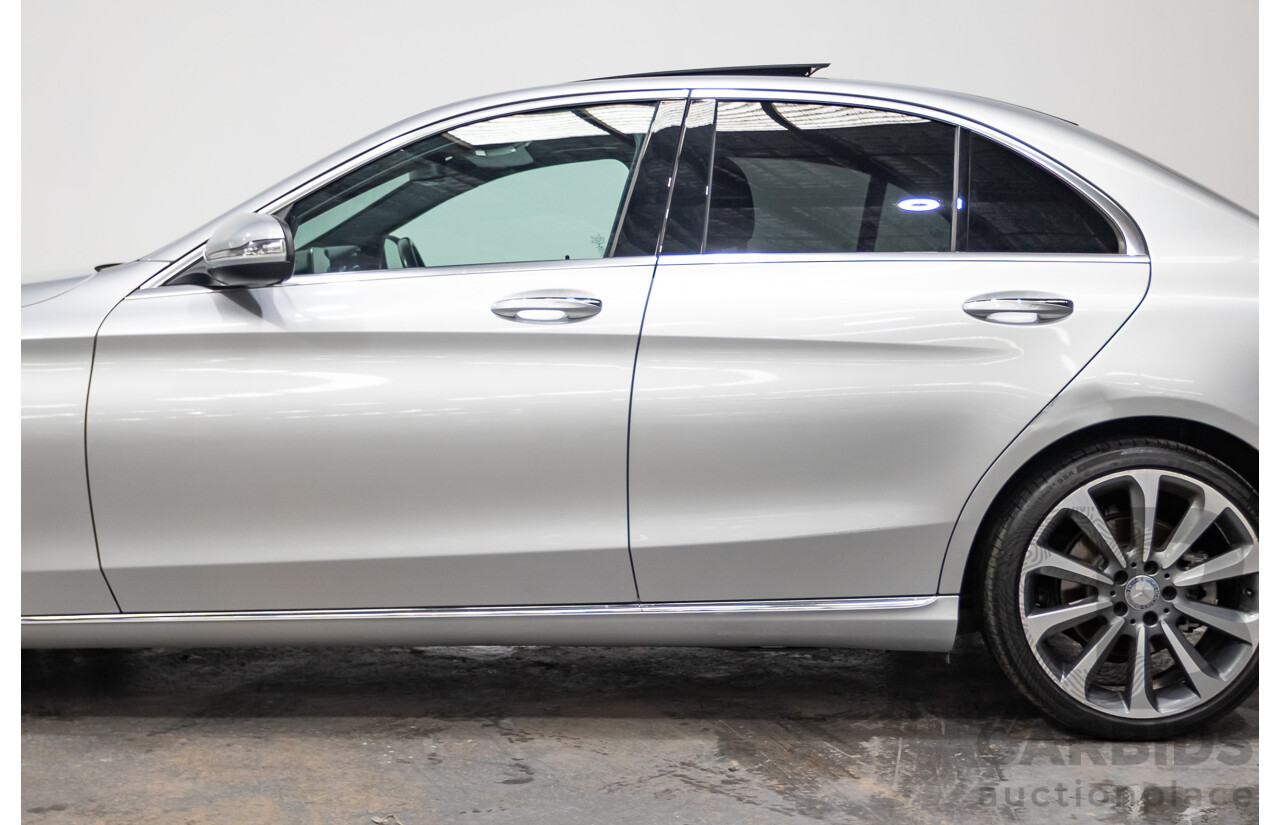 01/2015 Mercedes-Benz C250 205 4D Sedan Iridium Silver Metallic Turbo 2.0L