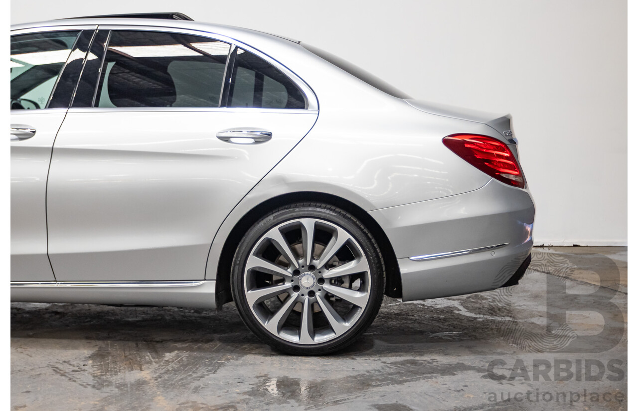 01/2015 Mercedes-Benz C250 205 4D Sedan Iridium Silver Metallic Turbo 2.0L