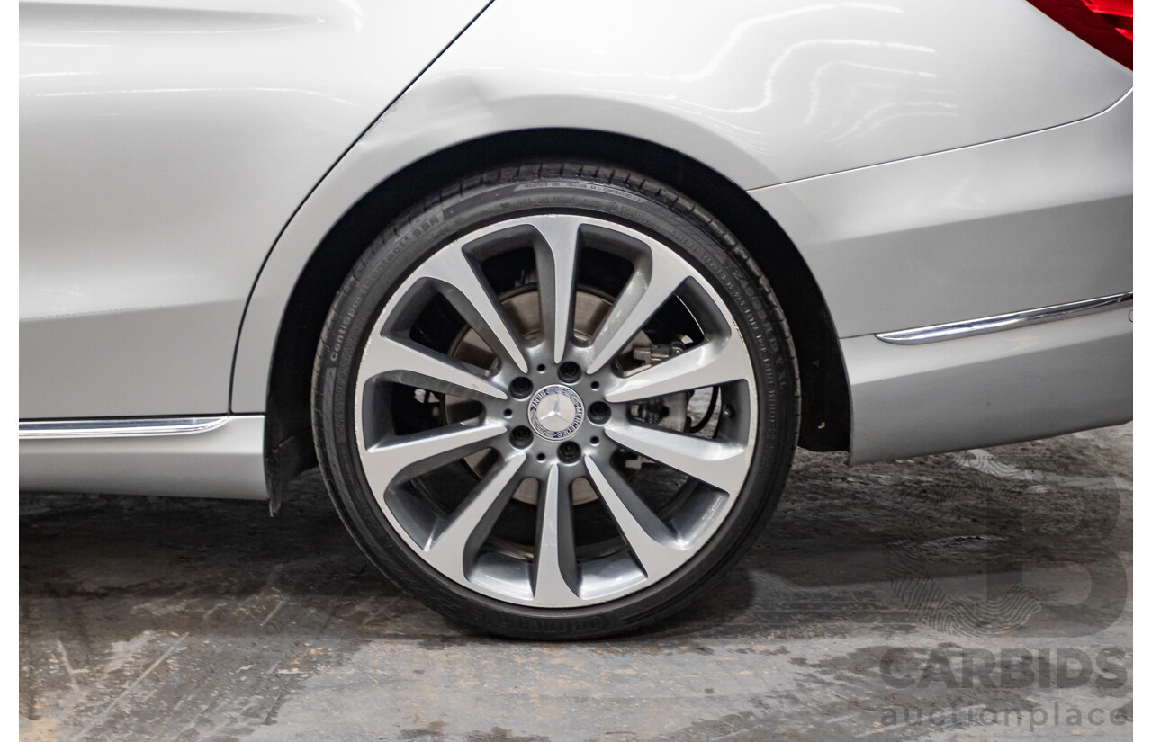 01/2015 Mercedes-Benz C250 205 4D Sedan Iridium Silver Metallic Turbo 2.0L