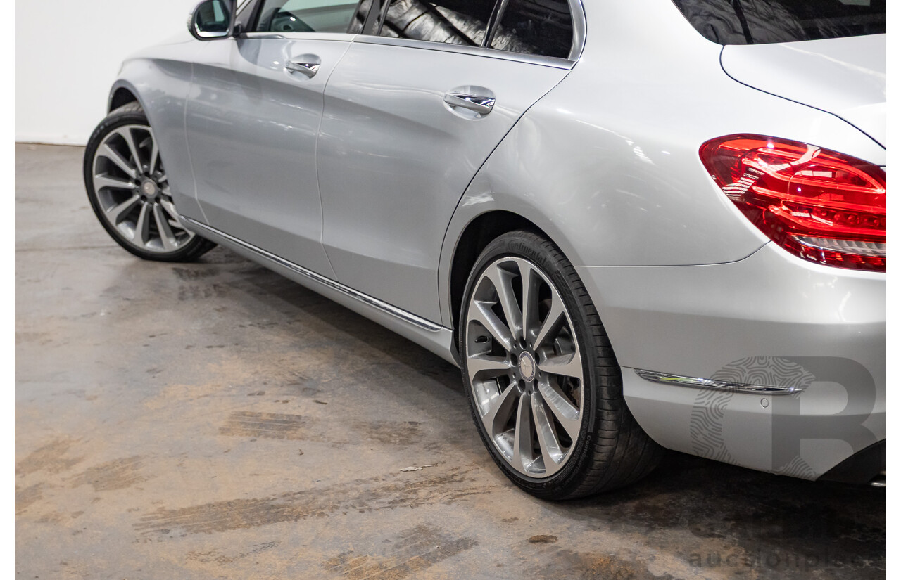 01/2015 Mercedes-Benz C250 205 4D Sedan Iridium Silver Metallic Turbo 2.0L