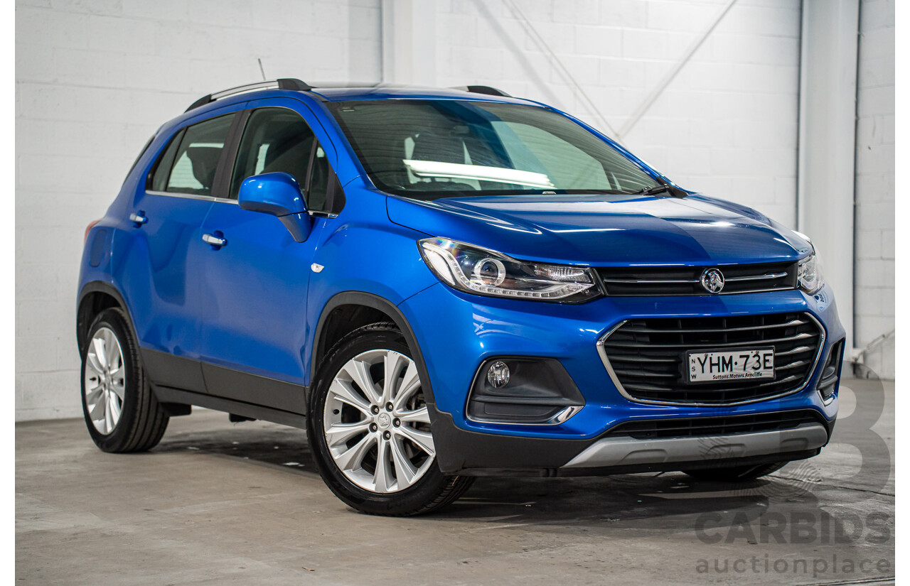 09/2017 Holden Trax LT (FWD) TJ MY18 4d Wagon Boracay Blue Turbo 1.4L