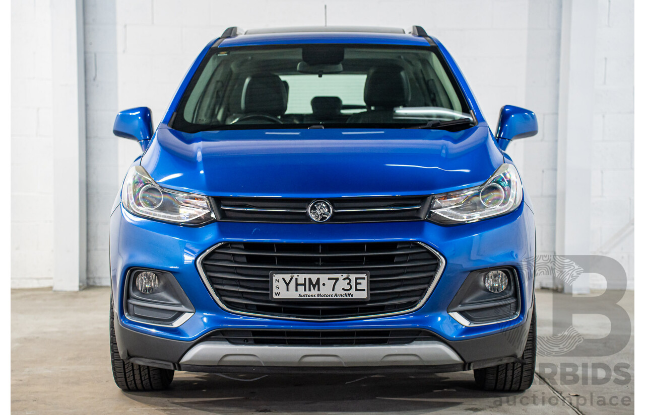 09/2017 Holden Trax LT (FWD) TJ MY18 4d Wagon Boracay Blue Turbo 1.4L