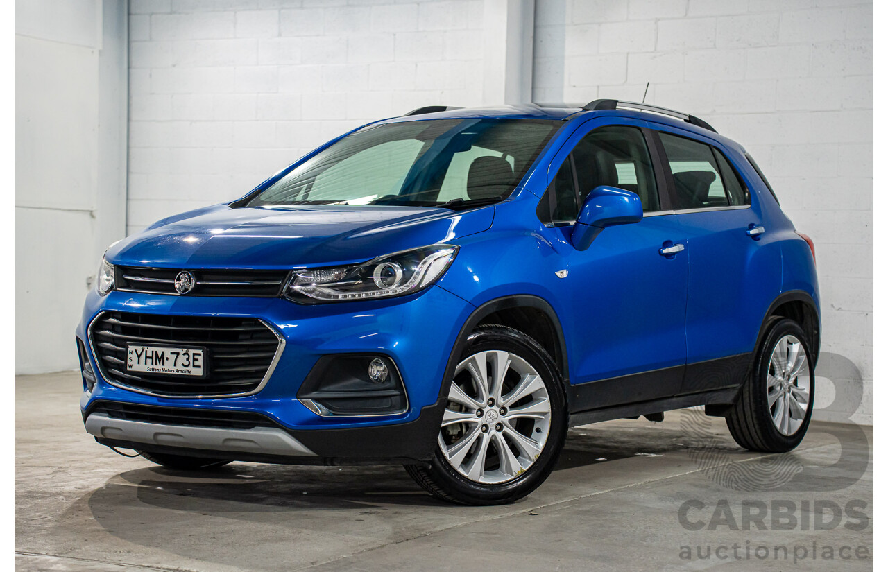 09/2017 Holden Trax LT (FWD) TJ MY18 4d Wagon Boracay Blue Turbo 1.4L