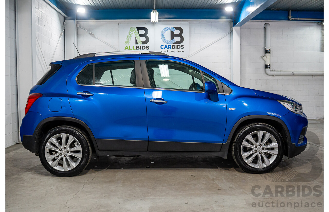 09/2017 Holden Trax LT (FWD) TJ MY18 4d Wagon Boracay Blue Turbo 1.4L
