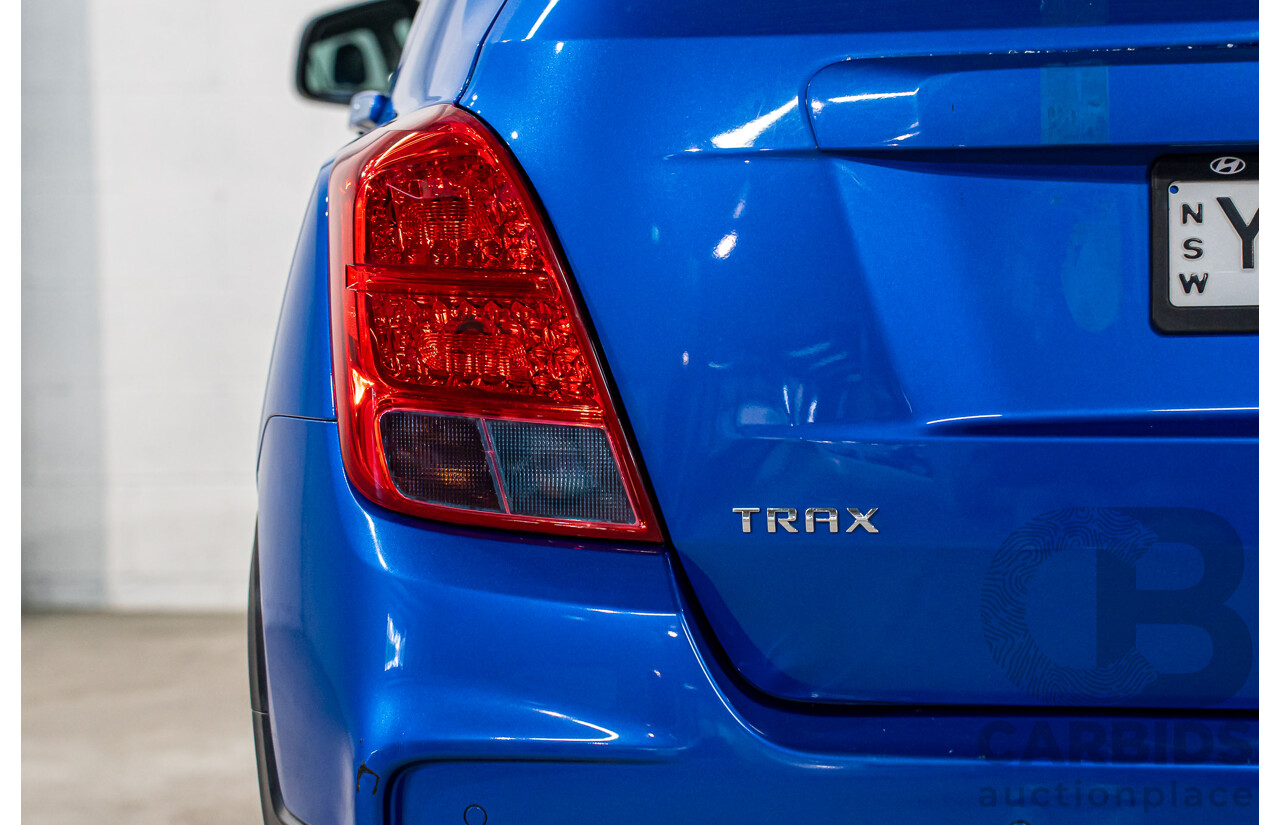 09/2017 Holden Trax LT (FWD) TJ MY18 4d Wagon Boracay Blue Turbo 1.4L