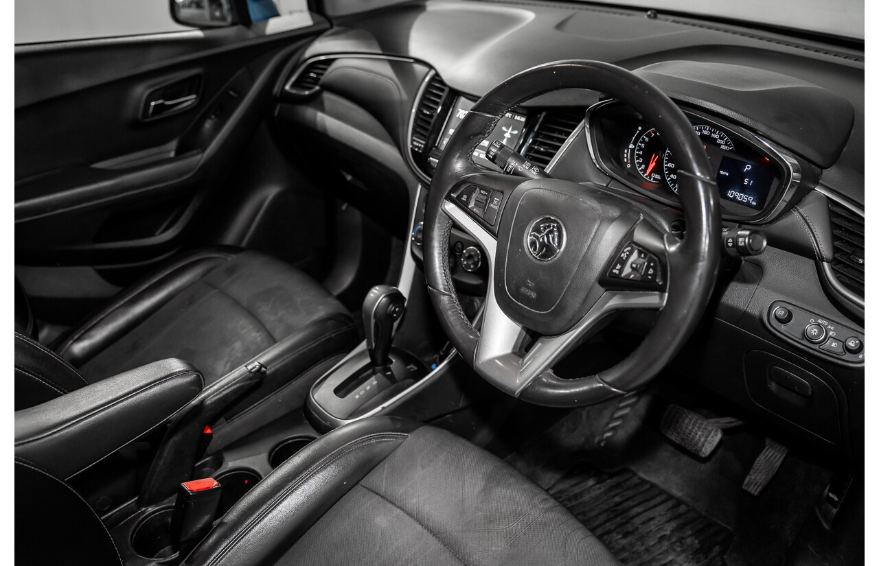 09/2017 Holden Trax LT (FWD) TJ MY18 4d Wagon Boracay Blue Turbo 1.4L