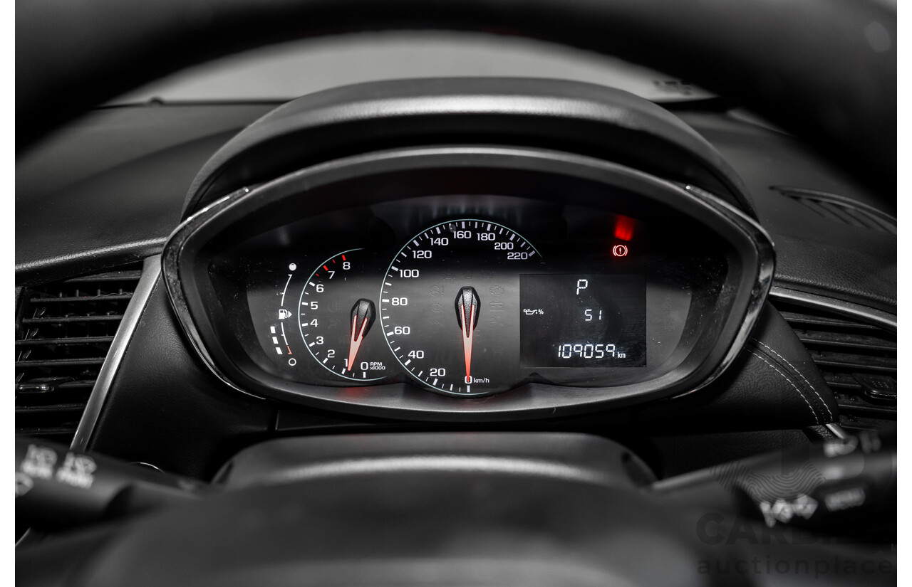 09/2017 Holden Trax LT (FWD) TJ MY18 4d Wagon Boracay Blue Turbo 1.4L