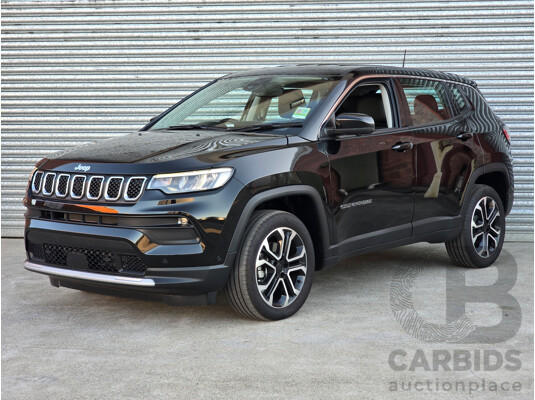 02/2024 Jeep Compass Limited e-Hybrid MY24 MV 4d Wagon Solid Black Turbo 1.5L - 15kw Hybrid