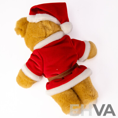 Original German Steiff Christmas Teddy Bear with Labels Attached