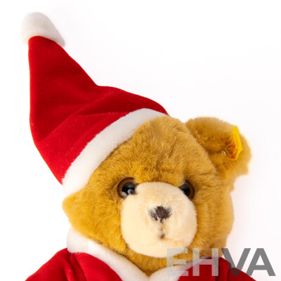 Original German Steiff Christmas Teddy Bear with Labels Attached