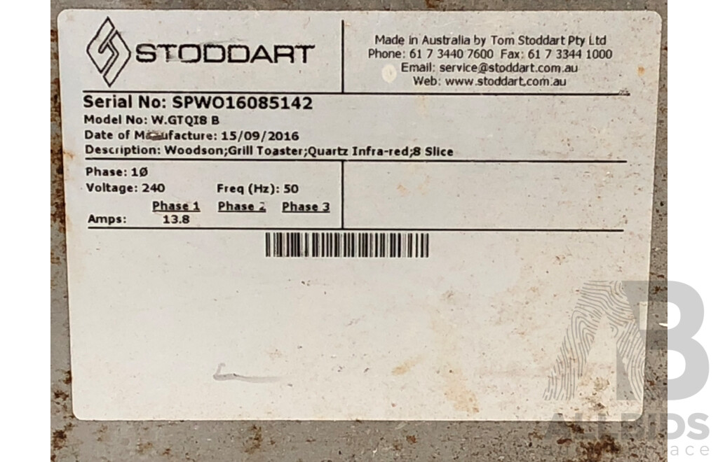 Woodson Dual Element Toaster Griller